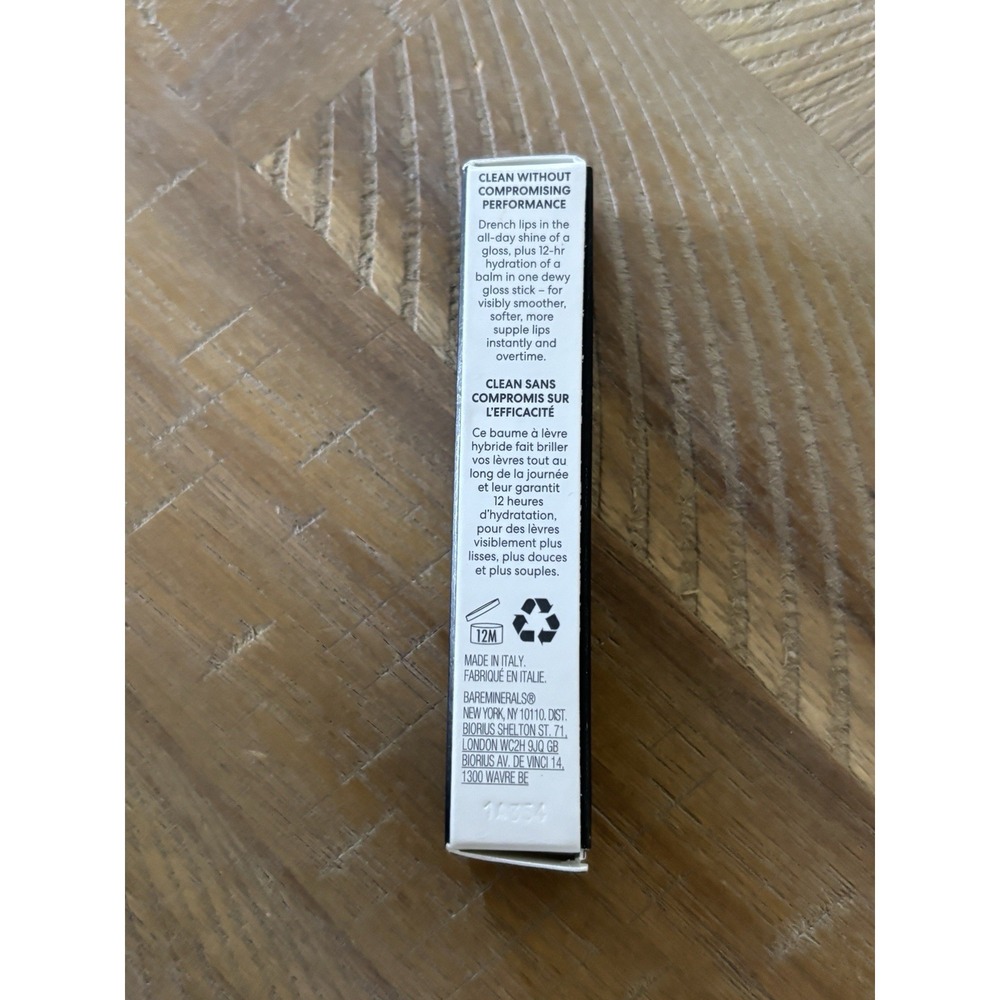 bareMinerals Mineralist Dewy Lip Gloss-Balm 24-hour Hydration 0.1oz - Grateful - Picture 3 of 4